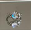 Silver Plated Unique Lines Ring For Women Jewelry Finger Adjustable Vintage Ring For Party Birthday Gift Jewelry