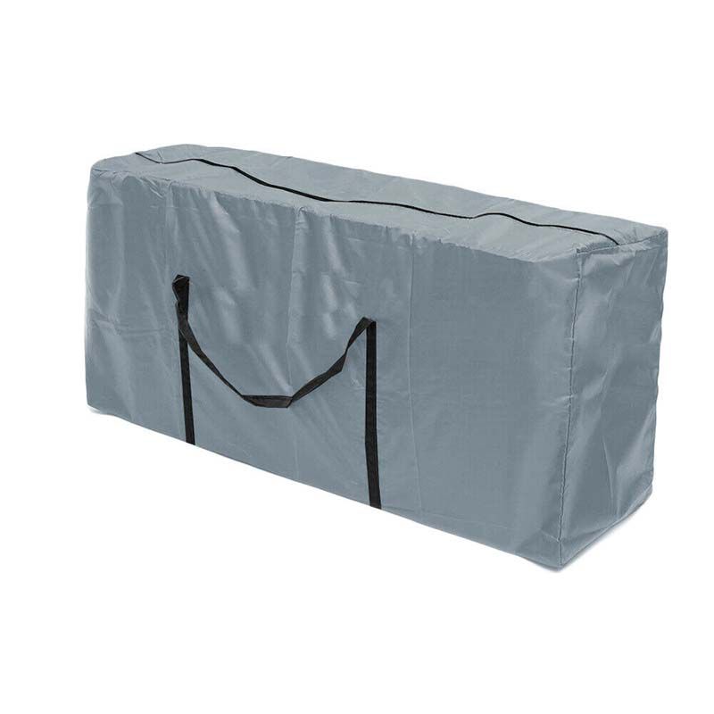 

Waterproof Cushion Outdoor Cover Furniture Storage Bag Protector Portable 116x47x51cm/45.6x18.5x20in сірий колір