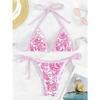Vzvn 2026 Summer Female Swimsuit Bathers Bathing Swimming Suit Beachwear Halter String Triangle Two Piece Bikini Women Swimwear