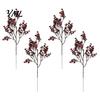 Durable Faux Plant Accents for Home Realistic Artificial Flowers Autumn Decoration, Silk Floral Decor Branches Halloween Table Centerpiece And Indoor