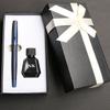 Morandi Fountain Pen Accounting Dark Nib Ink Hard Pen Handwriting Practice Gift Box For School, Teacher'S Day Prize, New Year Gift