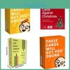 Cards Against Christmas Holiday Card Deck With Paper Material For Party Gift And Group Entertainment