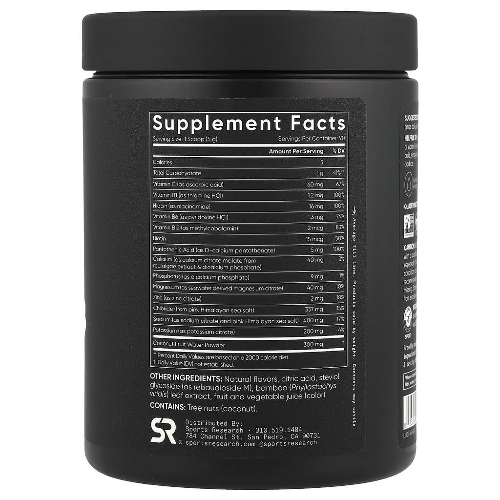 Hydration, Electrolyte, Cherry Pomegranate, 450G(15.87Oz)