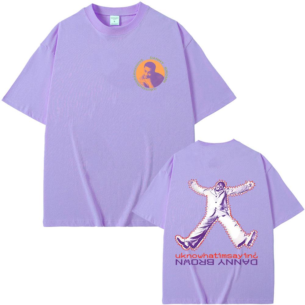 Rapper Danny Brown Uknowhatimsayin Tshirt Quaranta Tour Tshirts Men Women Hip Hop Vintage Oversized T Shirts Summer Streetwear