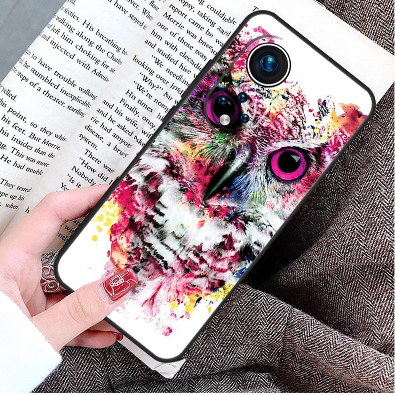 Owl Watercolor Animal Case For Honor Magic 8 5 6 7 Lite Honor 200 400 Pro 50 70 90 X9d X9b X9c X9a X8c X8b Win RT