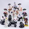 Halloween Resin Ornaments: Ghost & Skeleton Figurines for Day of the Dead Parties