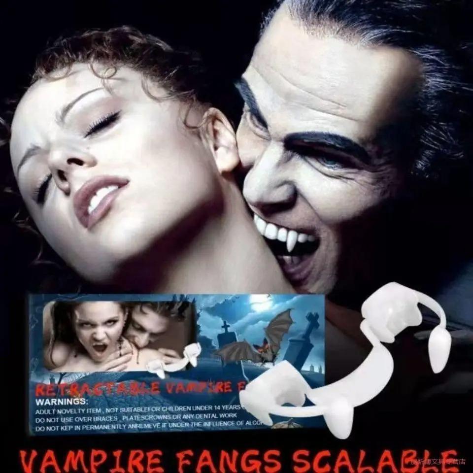 Παιχνίδι ρόλων για το πάρτι με φόρεμα βαμπίρ αναδιπλούμενα δόντια Απόκριες