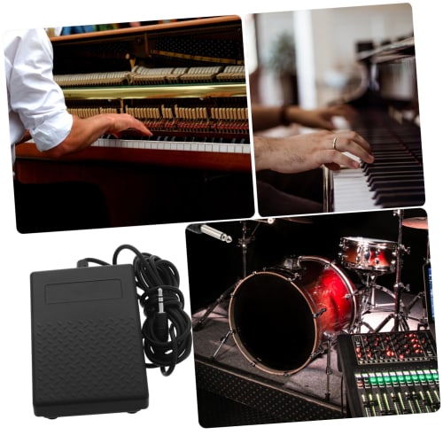 SEWACC Electronic Keyboard Pedal with MIDI Cable, Compatible with Multiple Digital Pianos and MIDI Keyboards, Durable Construction, Improved Sound Qua