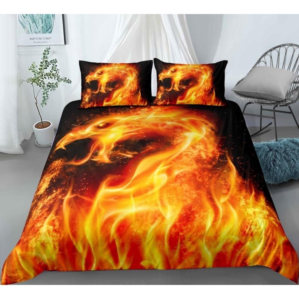 

Модная технология печати, 3D цифровая печать, постельное белье, пододеяльники, наволочки, комплекты из трех предметов 90*190