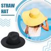 Acrylic Wide Brim Hat For Sun Protection And Versatile Style Fedora Sun Hat Panama Hats Cap