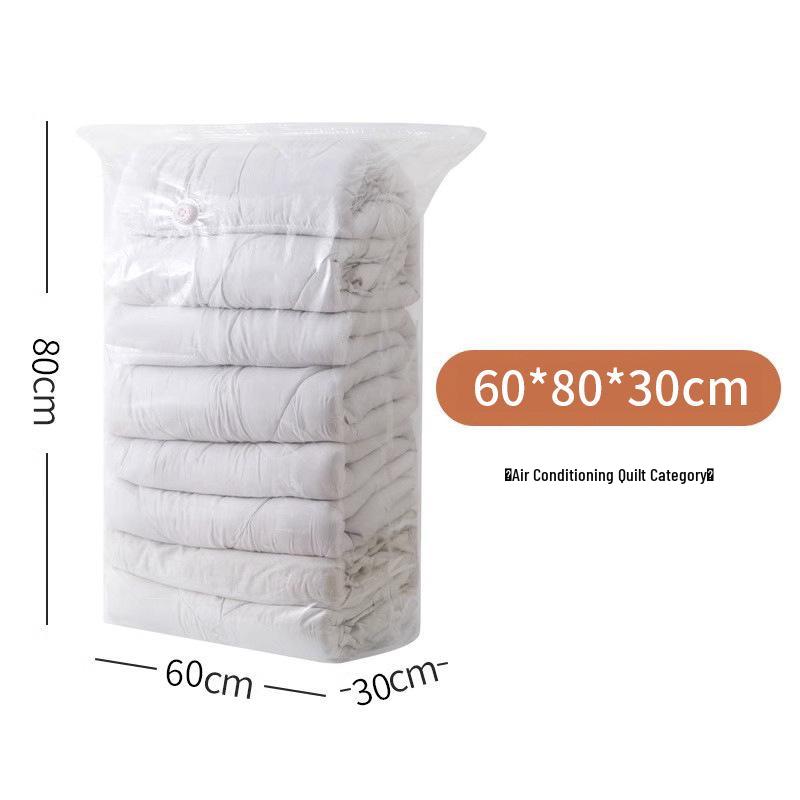 Thickened 3D Vacuum Compression Bags for Clothes and Quilts - No Pump Needed