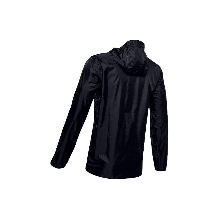 Under Armour Αδιάβροχο Μπουφάν Προπόνησης Τρεξίματος Αθλητικό Ανδρικό Εξωτερικό Ρούχο Μαύρο 1350950-001