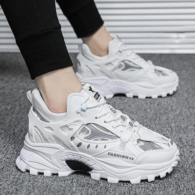 Autumn Men Shoes Fashion Chunky Sneakers Height Increasing Casual Shoes Male Trainers Sports Shoes Big Size 39-46