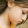 Elegant Earrings and Necklace Set for Women Fashion Water Drop Shape Business Attire Jewelry Handmade Accessories