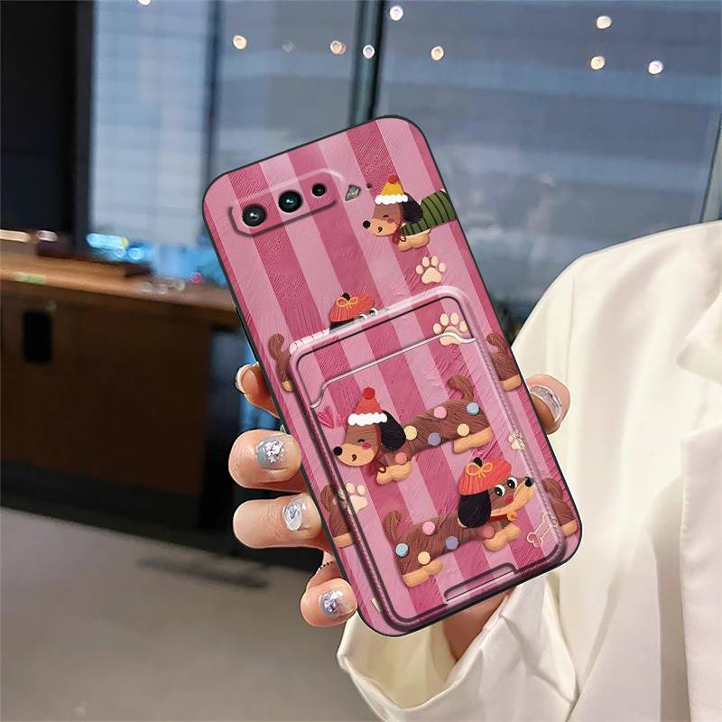 Graffiti Cute Phone Case For Asus ROG Phone5/5S/5Pro/5UltimateZS673KS Shockproof Cover Durable TPU Anti-knock Card Bag