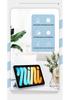 2025 iPad Air M3 Magnetic Leather Case, Double-Sided Clip, 12.9" for Air 4/5/6, MINI 6/7, Pro 11/13 Screens