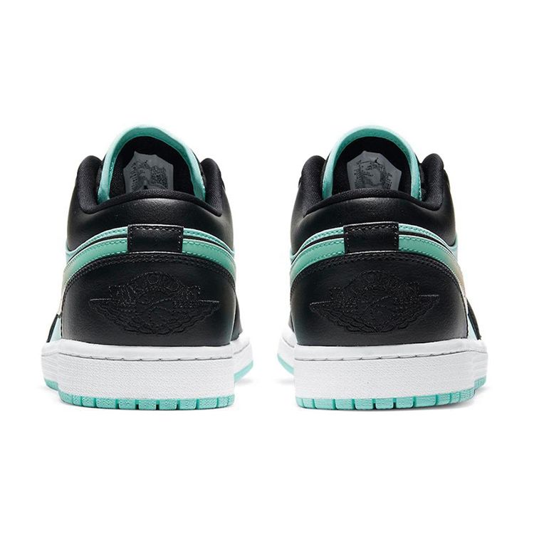 Air Jordan 1 Low SE GS Tropical Twist Sneakers da Bambino Teal Nero CV9844-301