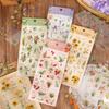 Yuxian Waterproof Plant Die-Cut Stickers for DIY Journals, Pet Decoration, and Card Collage