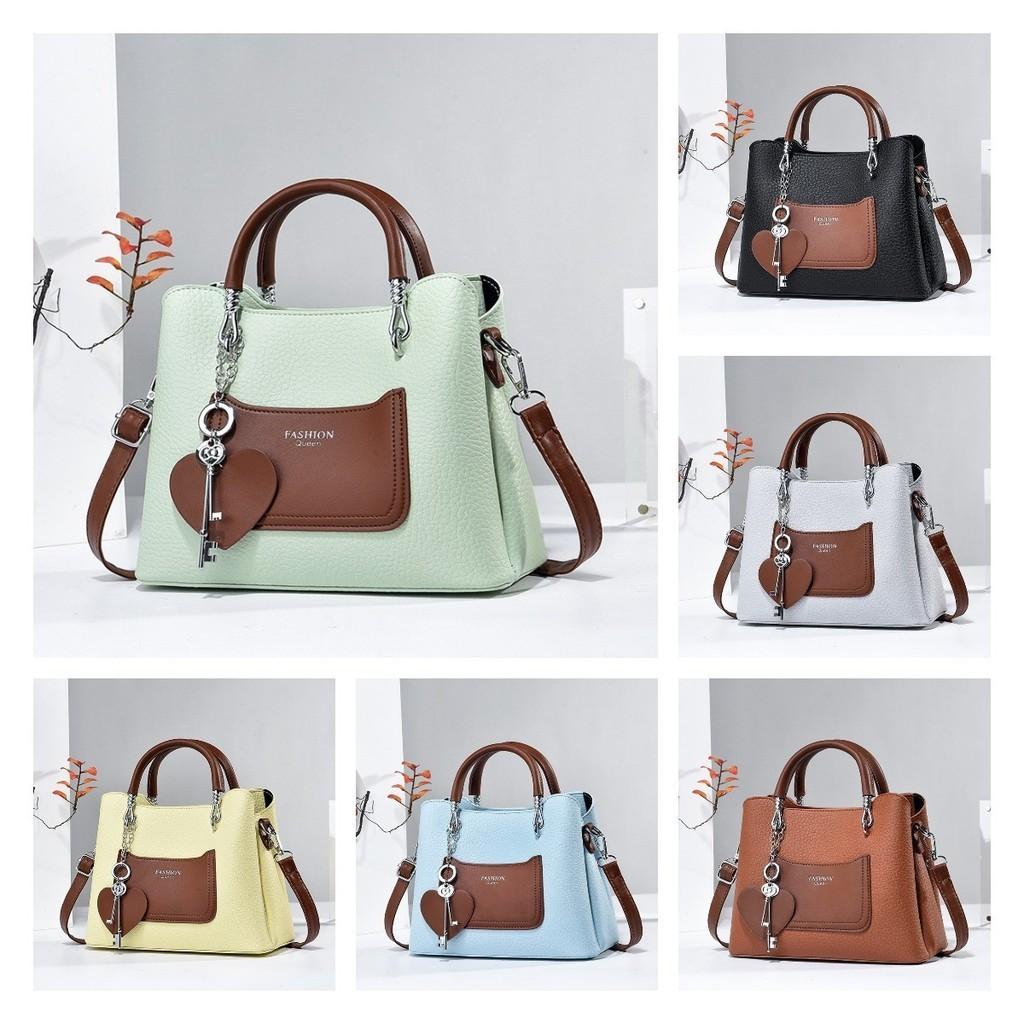 2023 New Fashion Color Block Shoulder Bag Simple Crossbody Bag For Women