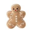 Christmas Gingerbread Man Pillow Seat Cushion - Festive Holiday Décor