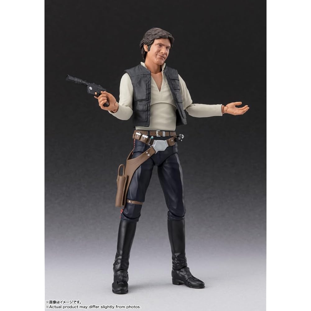 Bandai Spirits S.H. Figuarts Star Wars Episode 4 Han Solo Classic Version 150mm PVC ABS Action Figure