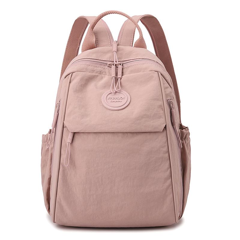 Zaino Impermeabile in Nylon da Donna Grande Capacità Multifunzione Borsa da Petto