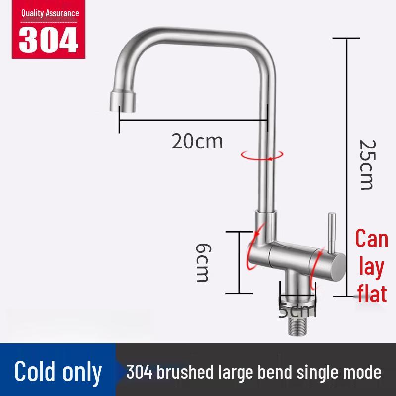 TLXT Foldable Kitchen Window Faucet