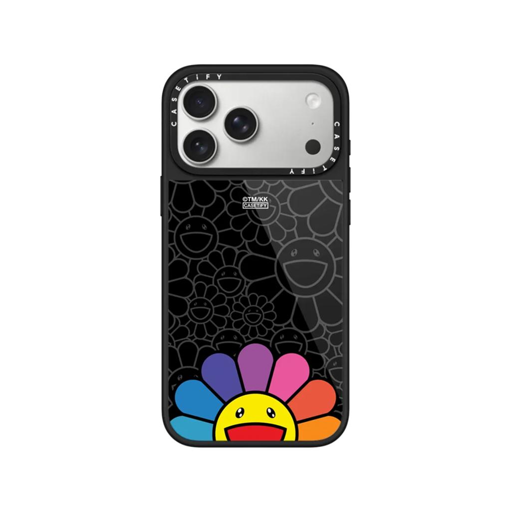 Casetify x Murakami Takashi iPhone Smile Rainbow Phone MagSafe Glazed Case