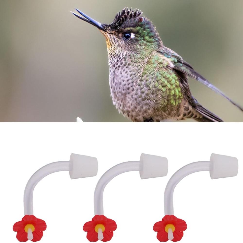 3PCS Rubber Stopper Replacement Feeding Tubes ABS DIY Bird Feeder Tubes DIY Custom Feeders