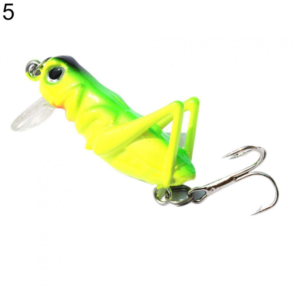 Grasshopper Insect Lifelike Fishing Lure Tackle Luminous Hard Artificial Bait