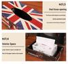 British-Style Waterproof Cylinder Tissue Box for Home, Car, or Restaurant