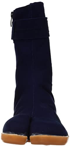 Soukaido Arbeitsschuhe, Zwillingshufe, Indigoblau gefärbte Tabi, Größe 25,0 cm