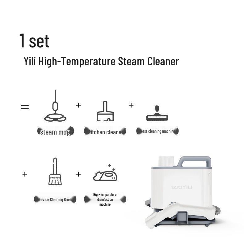 Nettoyeur Vapeur Haute Température Multifonctionnel Yili pour Maison, Cuisine, Toilettes, Climatiseur et Élimination de la Graisse.