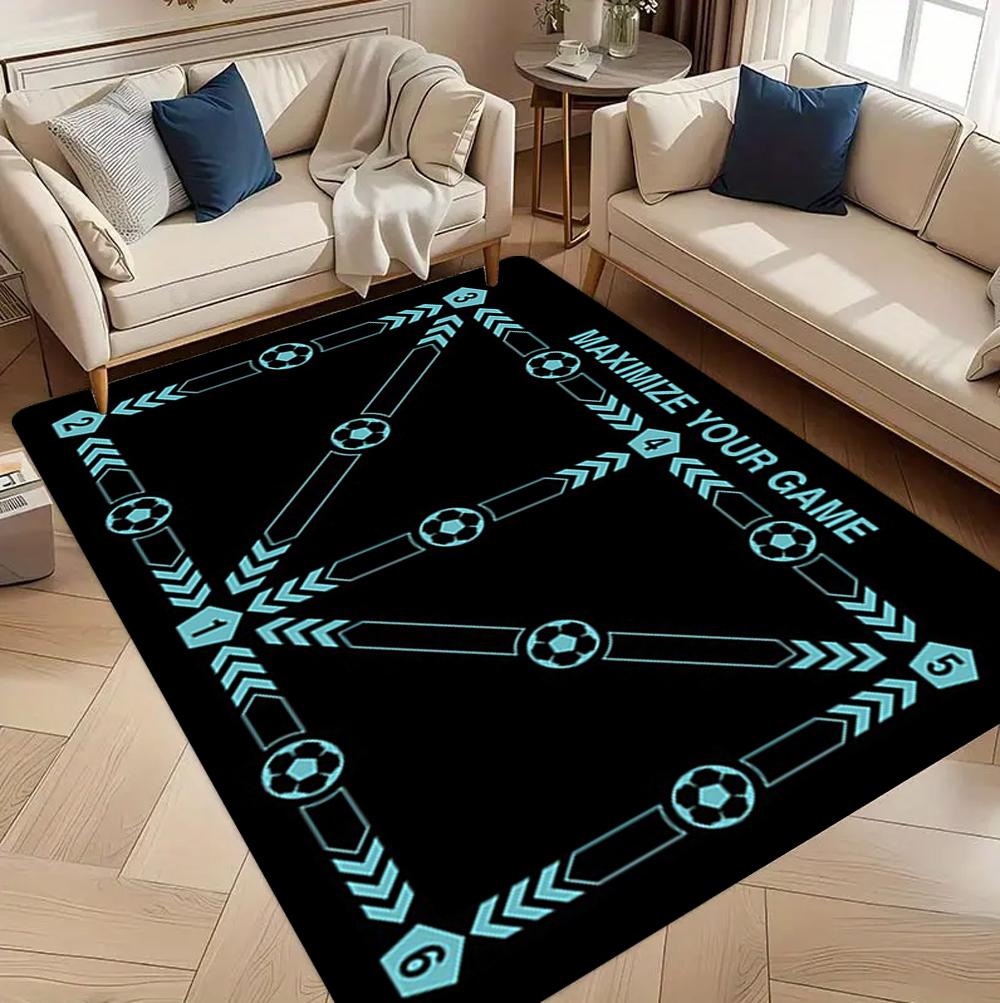 Football Training Mat Soft Floor Mat for Children s Room Decoration Football Bedroom Decoration Carpet 40x60cm
