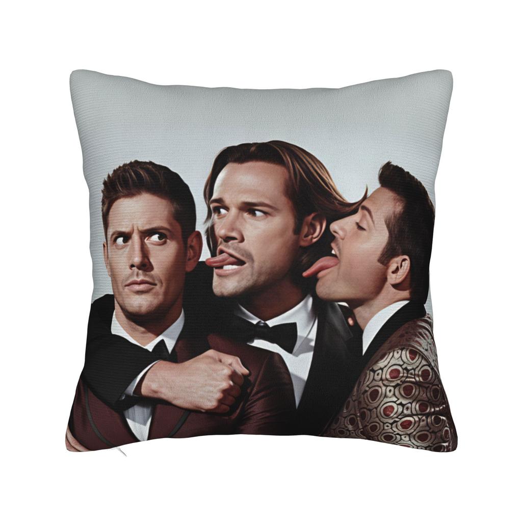 TV Series Supernatural (8) Pillow Cover Graphic Cushion Cover Funny Pillow Case For Chair Sofa Home Decor