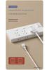 Extendable Kitchen Socket with Switch Panel, Surface-Mounted Multi-Hole Converter, Corded Power Strip