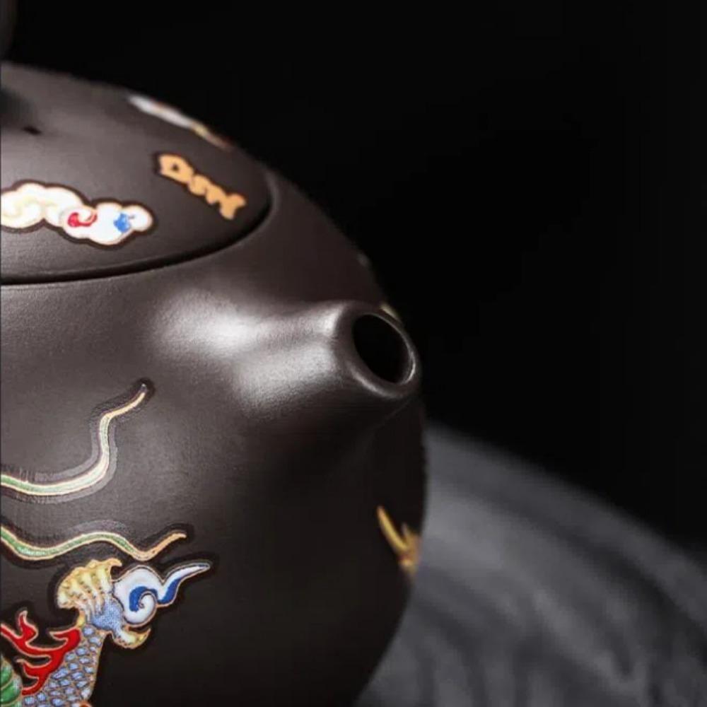 Ceramic Purple Clay Teapot Hand-made Infuser Teapot Household Teapot Tea Cup Set  Tea Maker