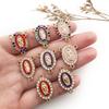 Virgin Mary Charms for Jewelry Making Enamel Mix Color Rhinestones Pendants for Jewelry Necklace Bracelet Making