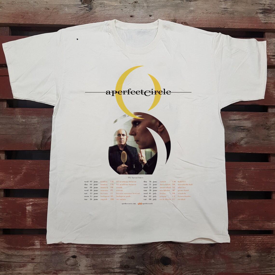 A Perfect Circle Band Europe Tour 2026 T Shirt Size S-5XL XL