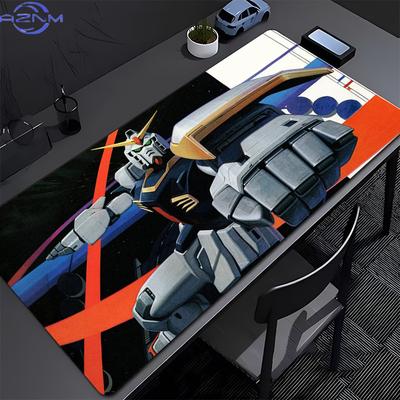 Mechanical Warrior Gundam Mk II Mouse Pad Big Anti-Slip Rubber Gaming MousePad Desk Pad for Office and Gaming PC Anime Mousepad