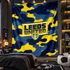Wall Hanging Tapestry Leeds United Football Print Cloth for Living Room Bedroom Home Decor
