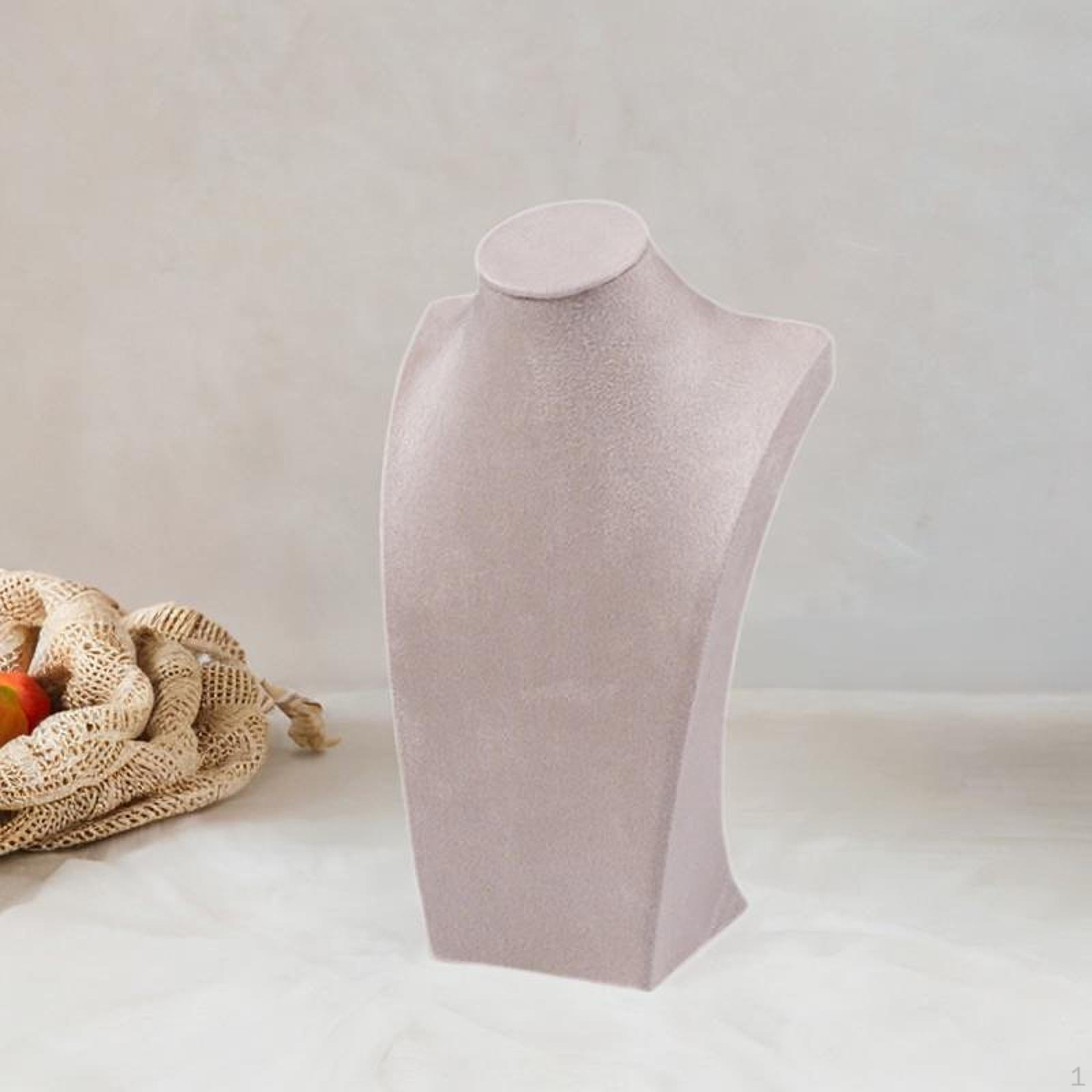 

Подставка для ожерелья, бюст, устойчивый манекен, органайзер для ювелирных изделий 14.5cmx25cm