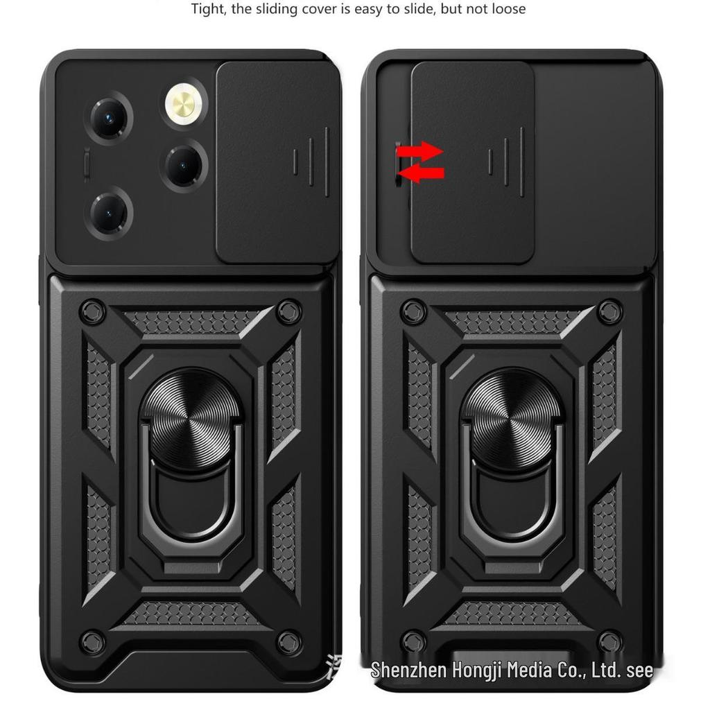 Transsion Tecno Pova 7/Camon 40 Leather Window Phone Case, Ultra Smooth & Drop-Proof
