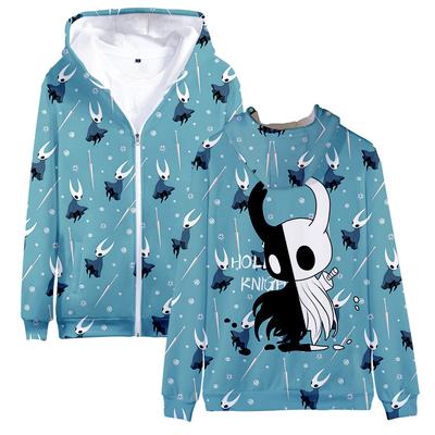 Mode Damen Herren Hoodie Hollow Knight Silksong Druck Bequemer Hoodie Hohe Qualität Herbst Herren Kapuzenjacke Reißverschluss Sweatshirt