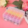 50Pcs Sewing Tool Plastic Sewing Bobbins Colorful 50pcs Sewing Spools Universal Bobbins Set Household