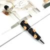Rhinestone Writing Pen Beadable Pen, Glitter Plastic Beaded Halloween Pumpkin Ghost Skull Decorative Gel Ink for DIY Craft Making, School Office