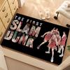 Bilibili SLAM DUNK Fußmatte Willkommens-Fußmatte Rutschfeste Bodenmatte Schlafzimmer Küche Bad Balkon Flur Teppiche Heimdekoration Teppich