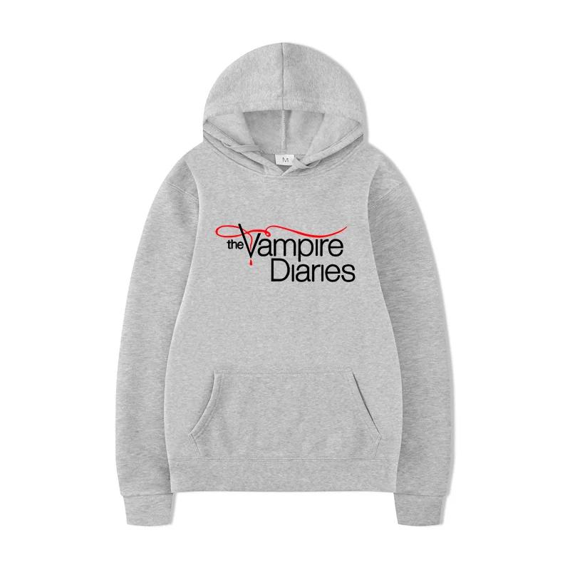 2025 Vampire Diaries Hoodie Unisex Hoodies Long Sleeve Winter Jumper Sweatshirt Boyfriend Gift Casual Hooded Coat Streetwear