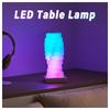 Modern Stacked RGB Table Lamp Dimmable Soft Glow Dynamic Color Changing Light for Bedside Living Room