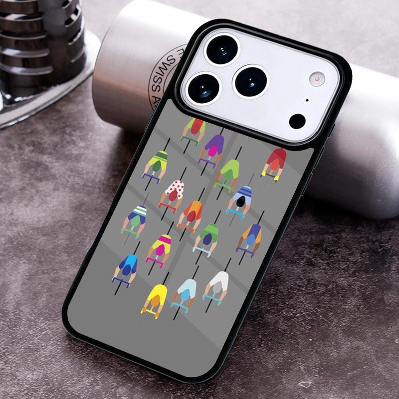 Bicycle Racing Bike Phone Case For iPhone 17 16 15 14 13 12 11 Pro Max Plus 17Air Soft Silicone Cover